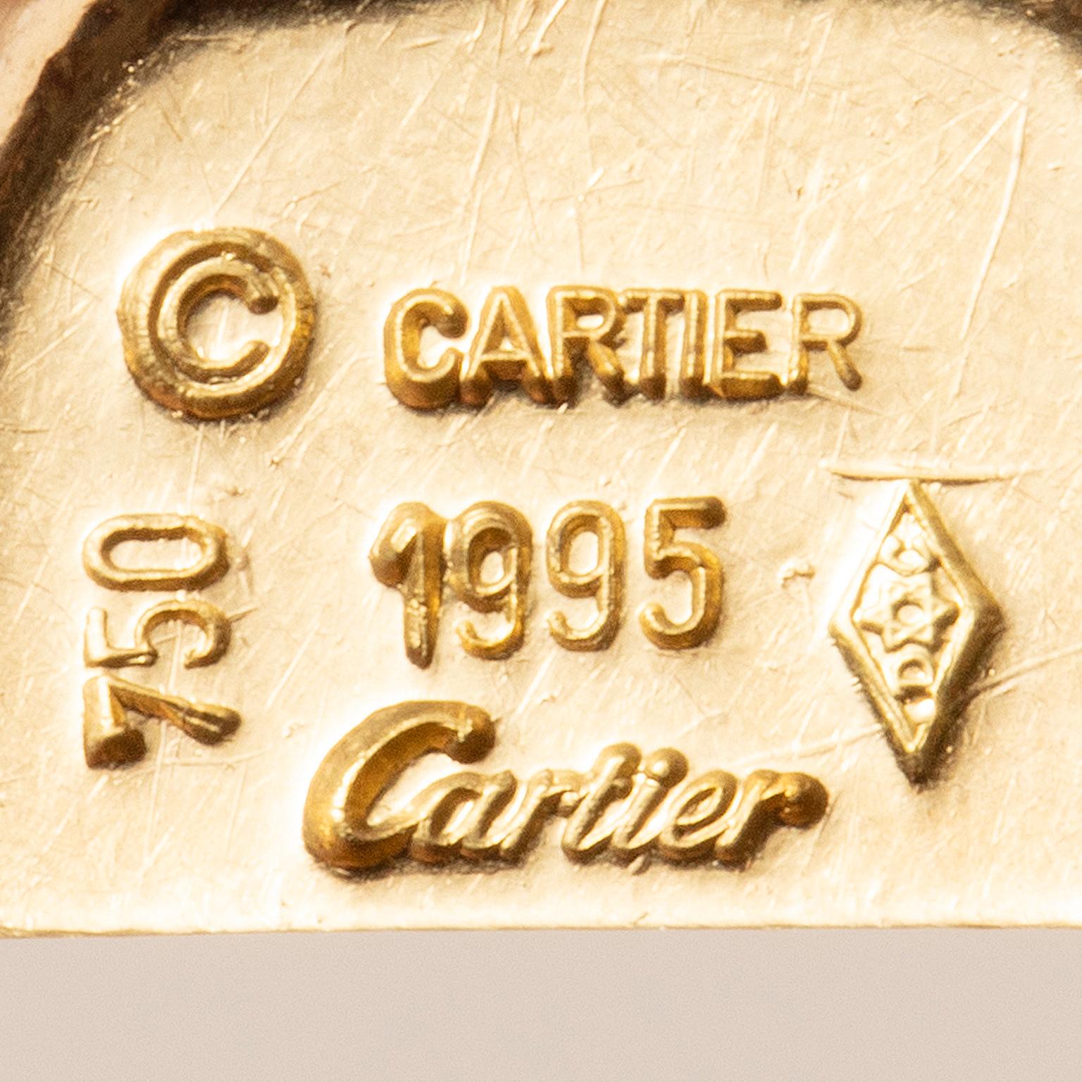 An 18K Gold Mariner Link Cartier Bracelet 2
