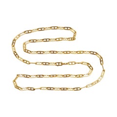 Una catena a maglie Marin in oro 18k