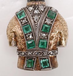 An 18K Gold Venetian Nubian "Moretti" Brooch, Attributed to Attilio Codognato
