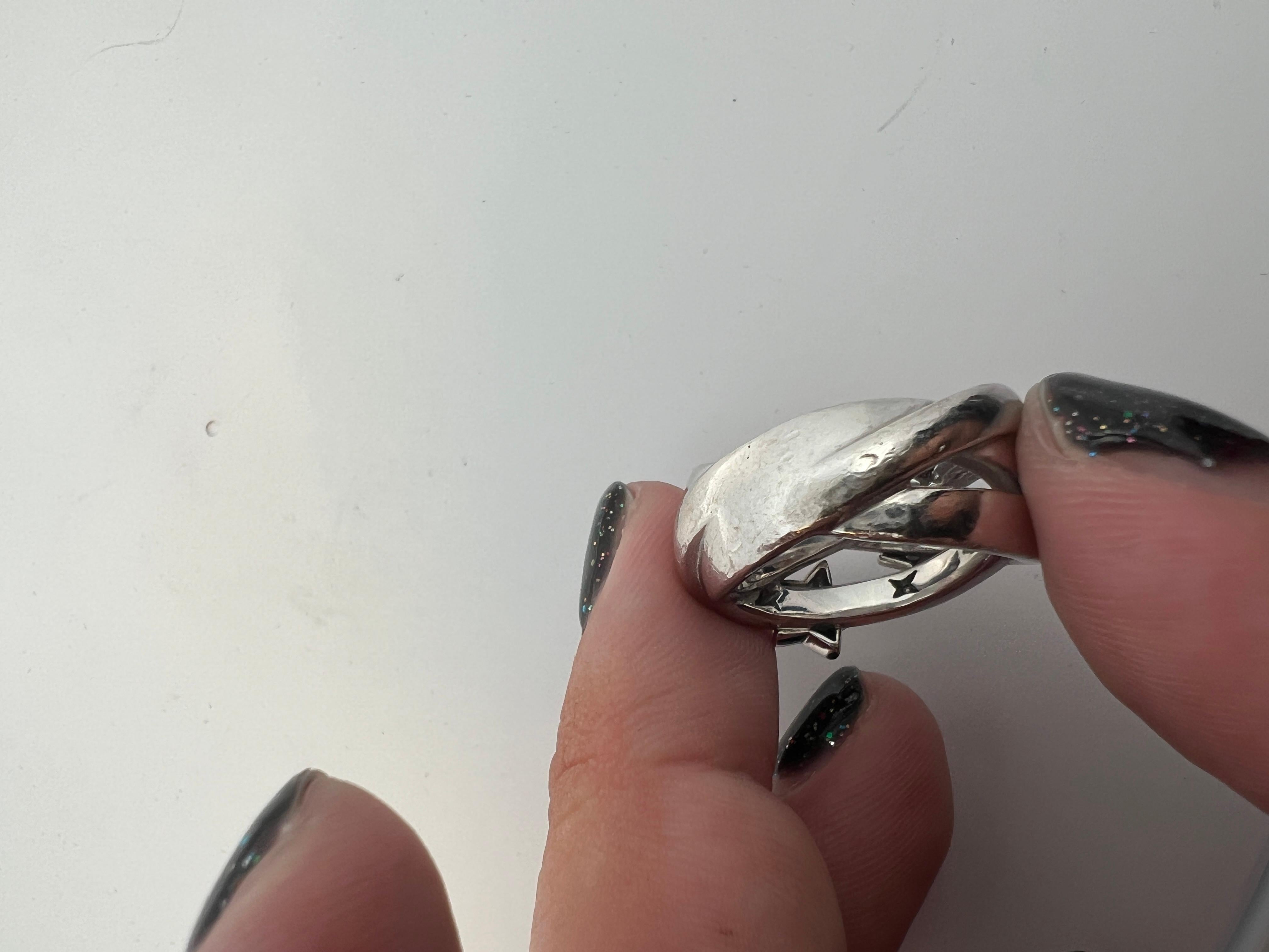 An 18k white gold and diamond ring by Chanel For Sale 5
