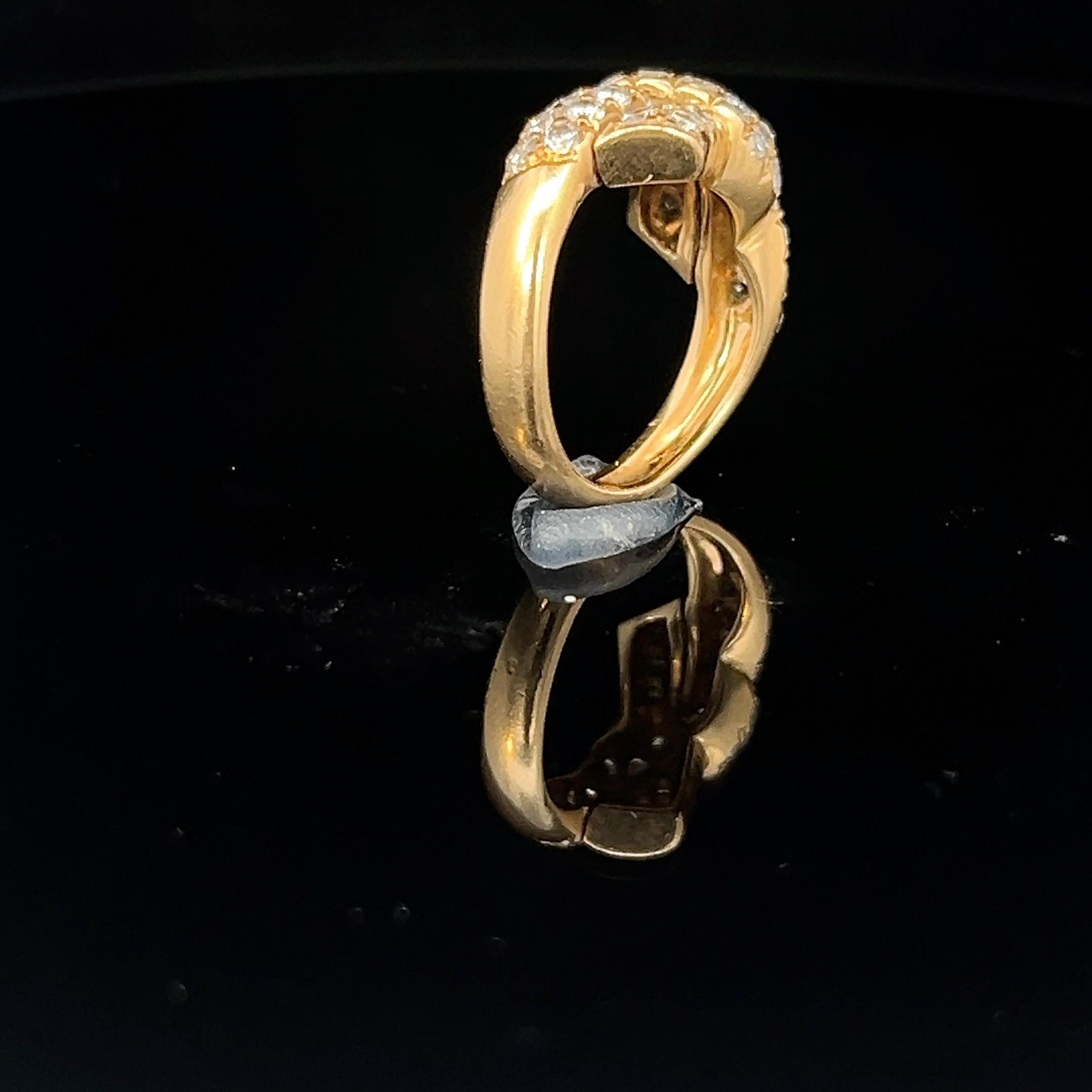 An 18k yellow gold and diamond ring by Van Cleef & Arpels 13