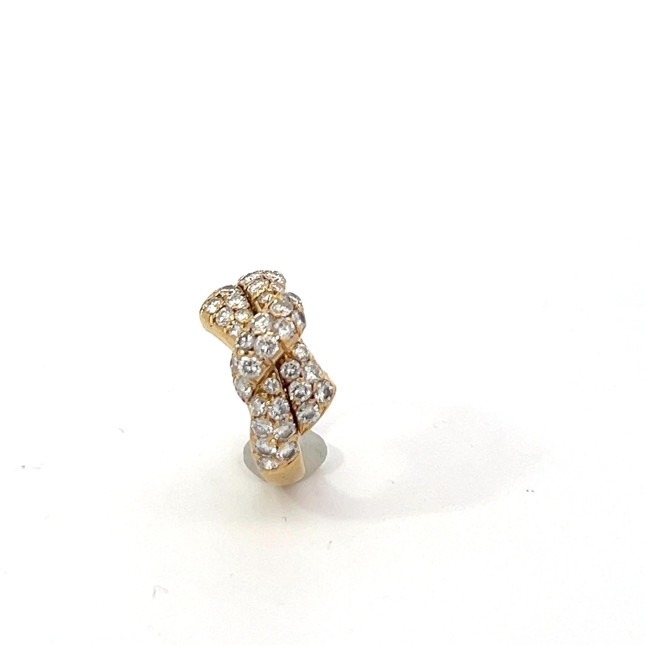 An 18k yellow gold and diamond ring by Van Cleef & Arpels 2