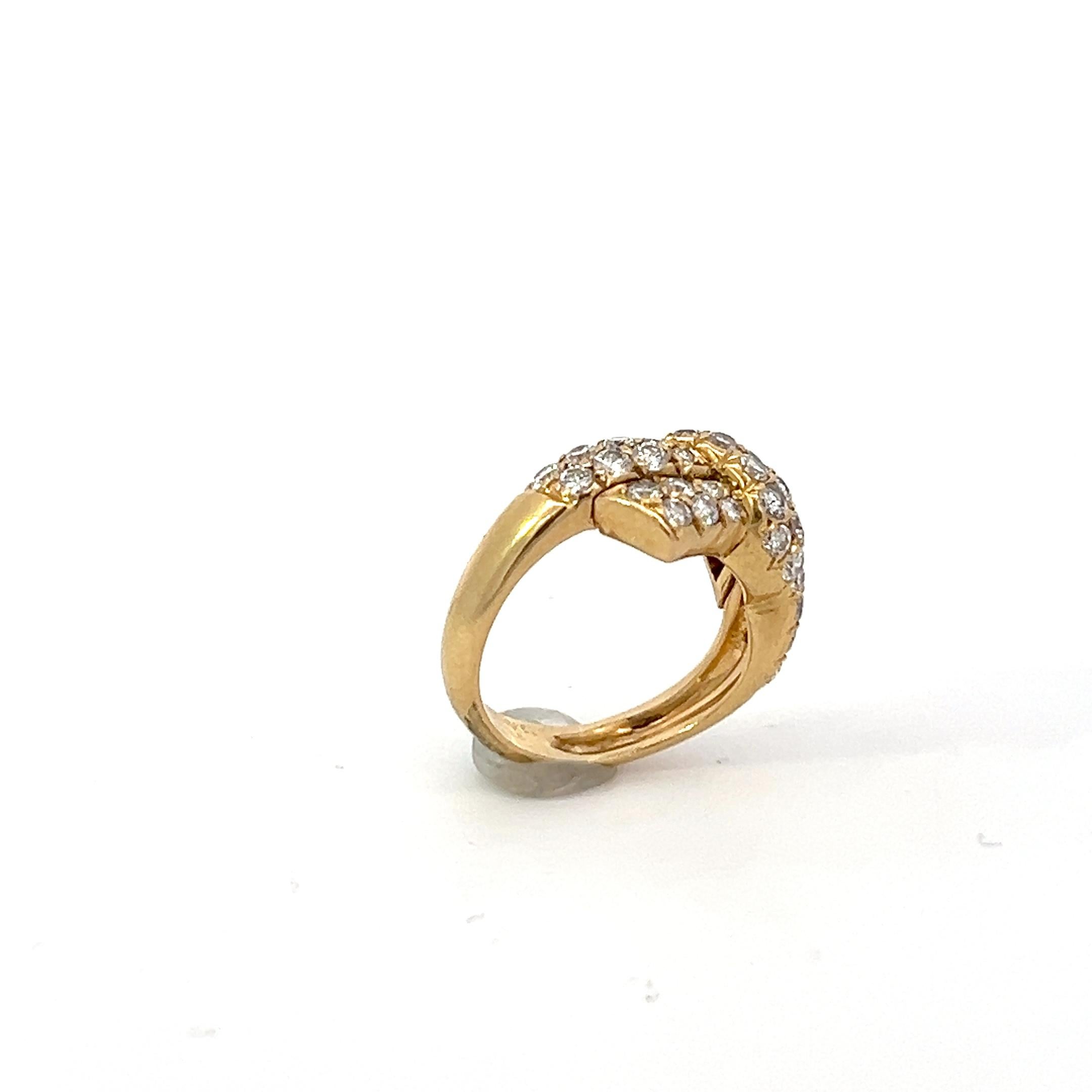 An 18k yellow gold and diamond ring by Van Cleef & Arpels 3
