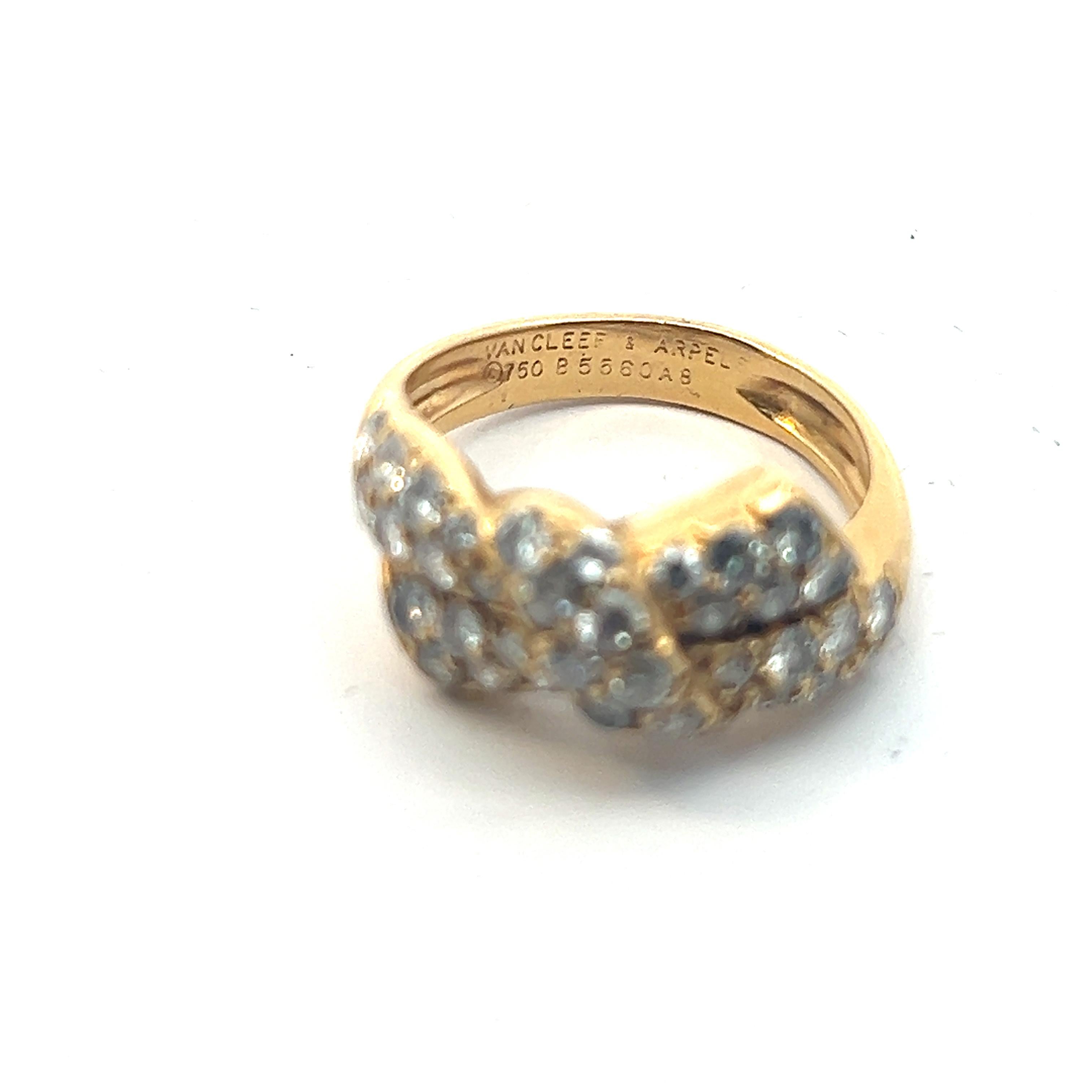 An 18k yellow gold and diamond ring by Van Cleef & Arpels 6