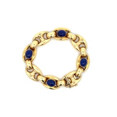 An 18k yellow gold and lapis lazuli bracelet by M. Rosa for Fasano.
