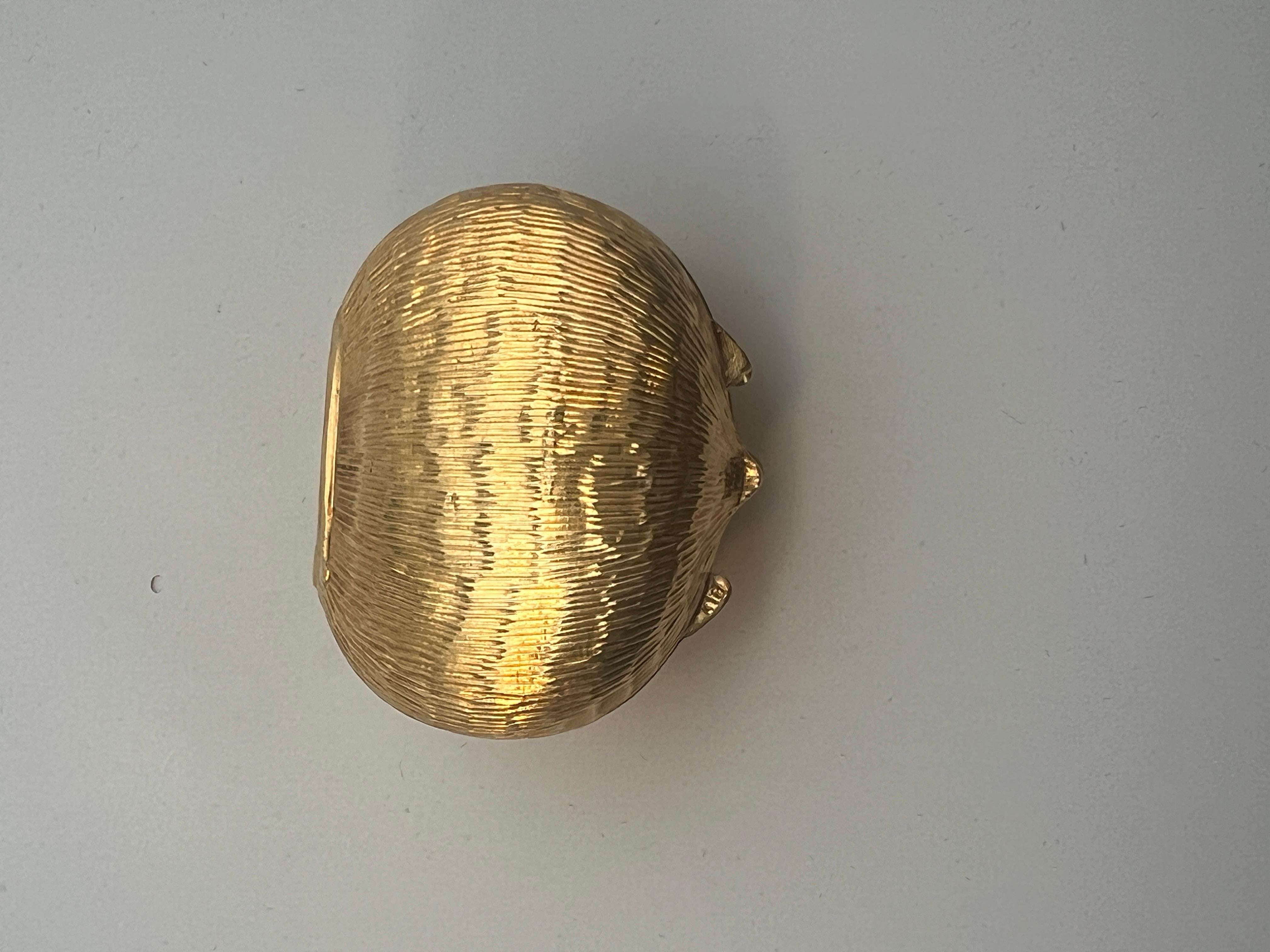An 18k yellow gold box by Mario Buccellati 5