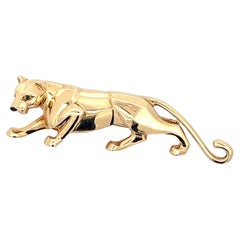 An 18k yellow gold "Panthère" brooch by Cartier