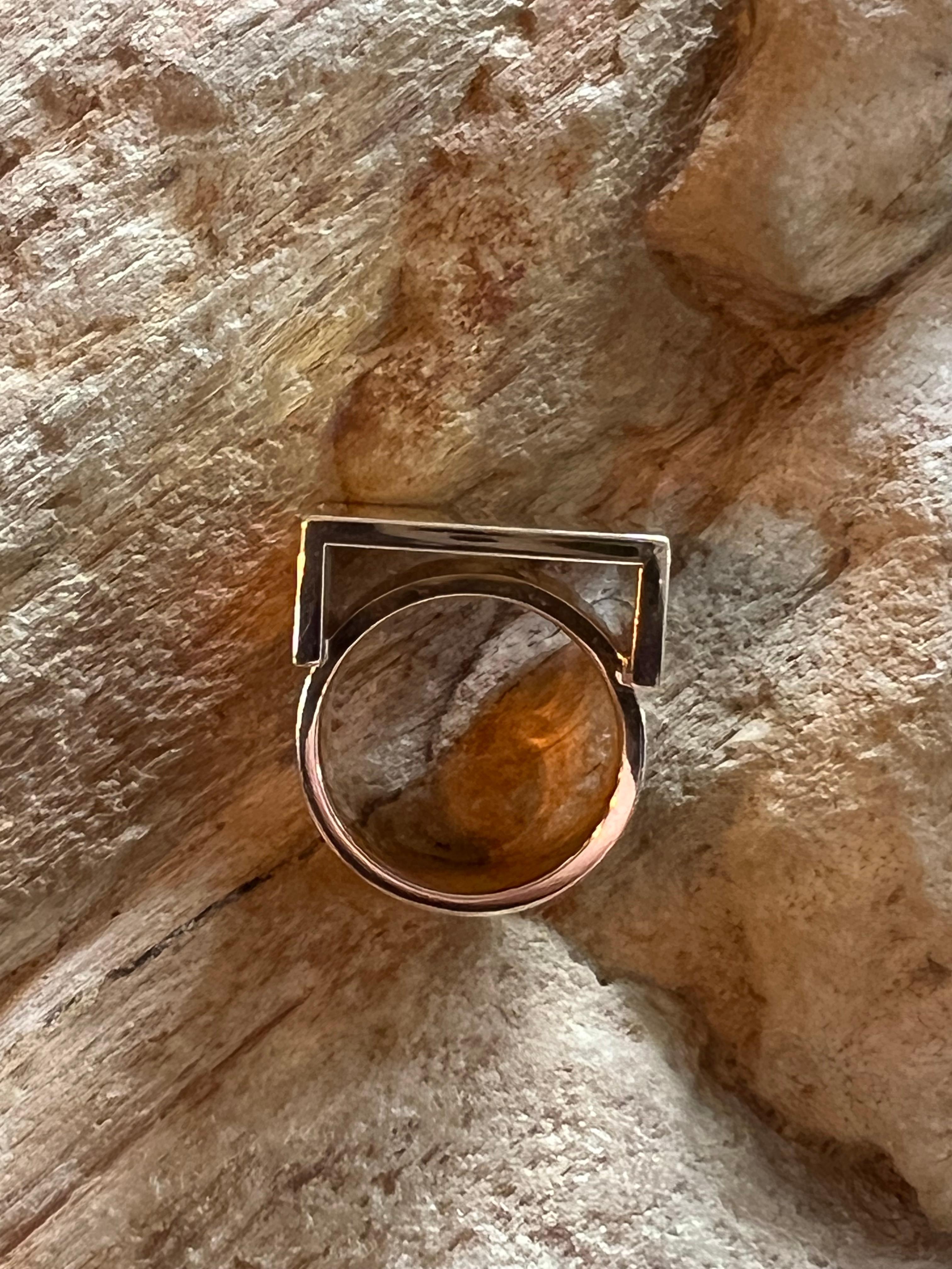An 18k yellow gold ring by Trudel For Sale 5
