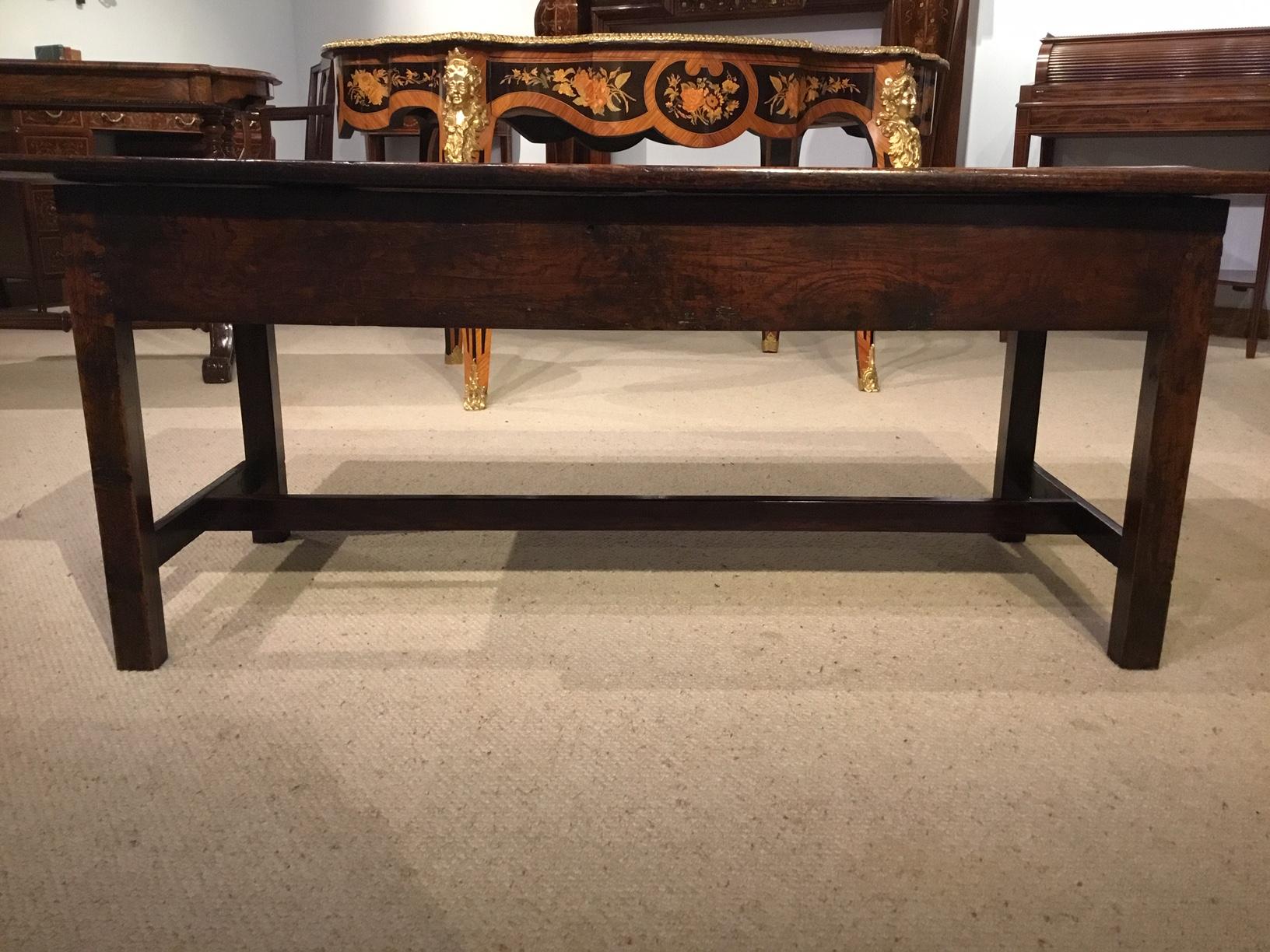 Oak 18th Century Antique Elm Coffee Table