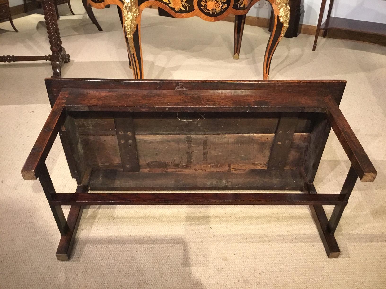 18th Century Antique Elm Coffee Table 2