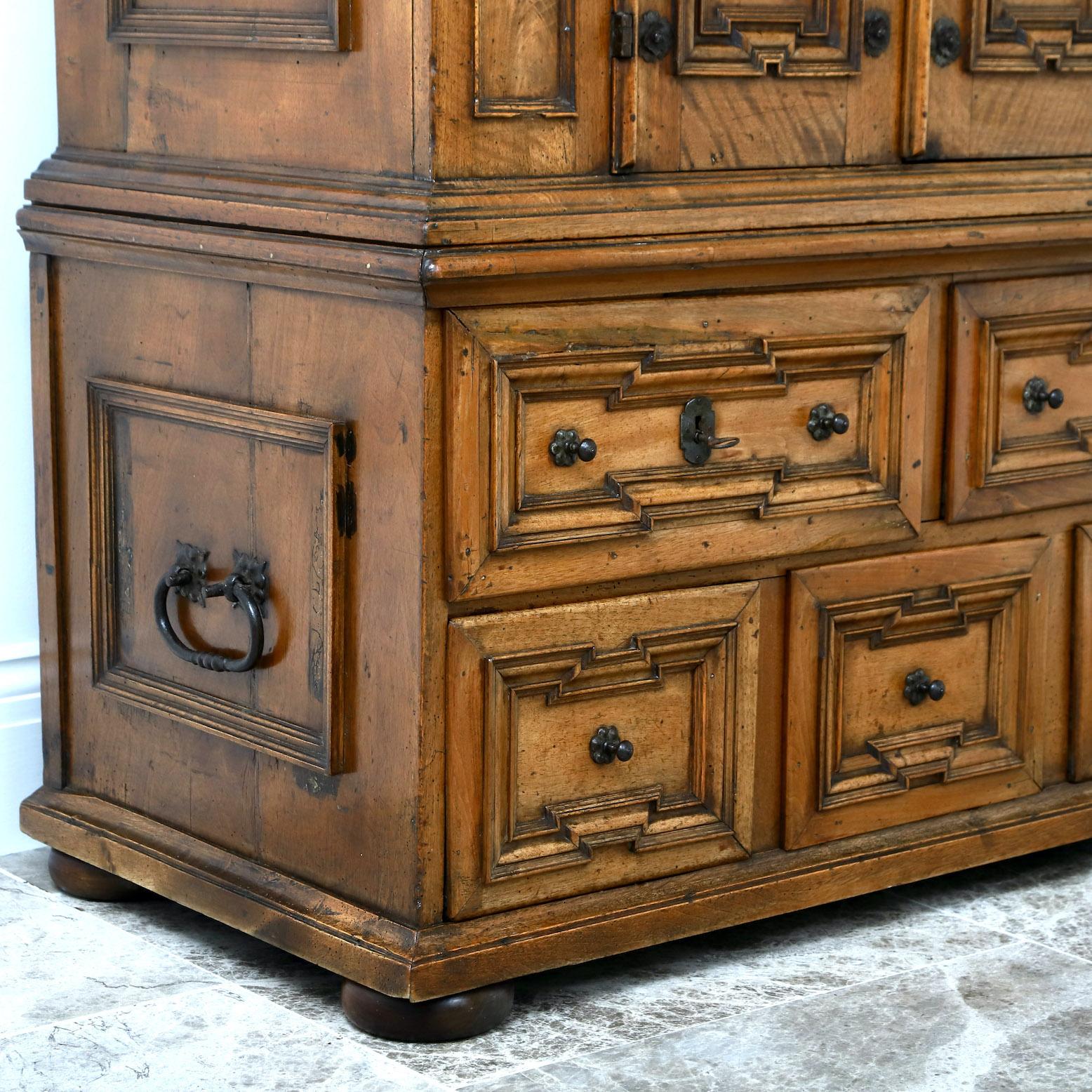 An 18th Century Baroque Stacking Cabinet For Sale 11