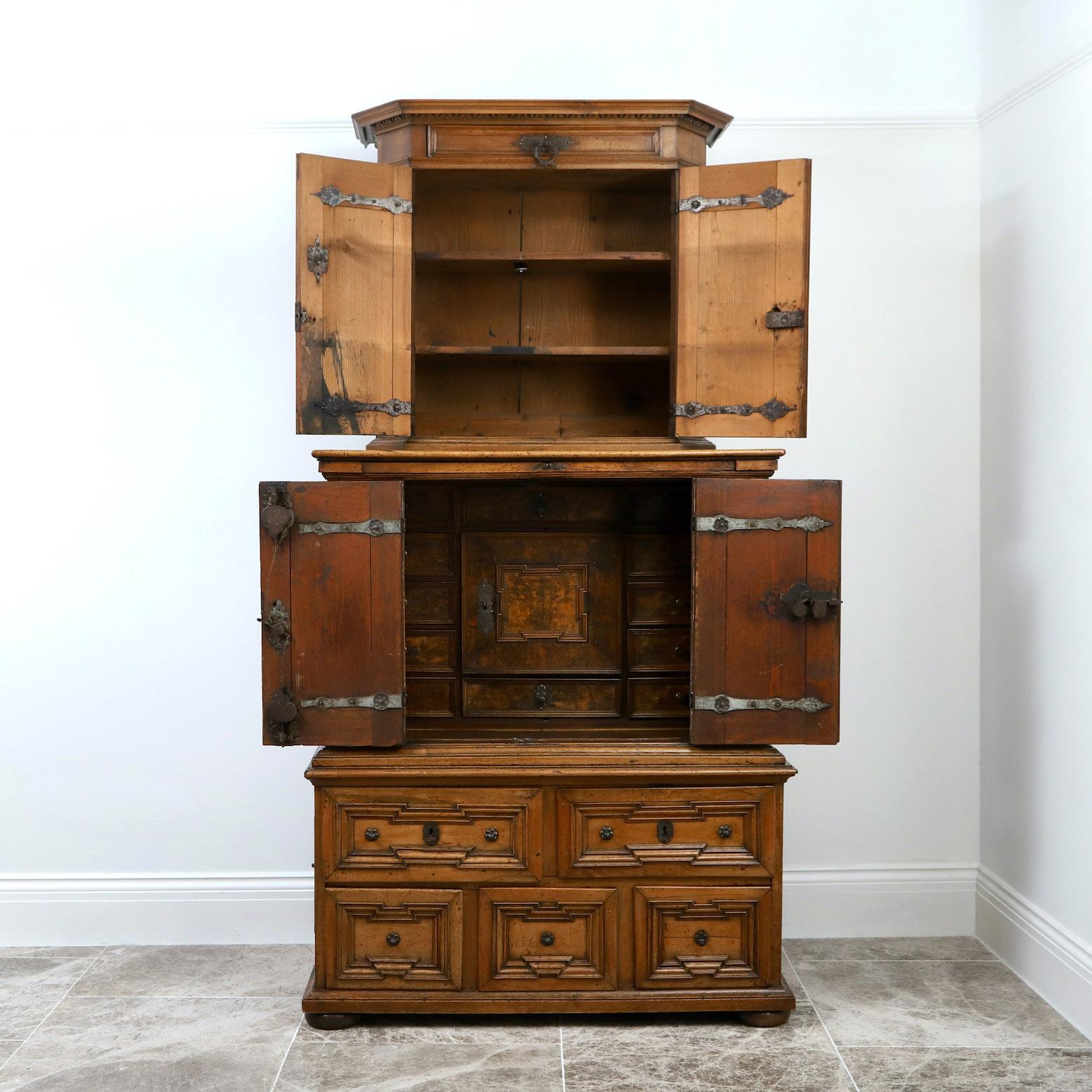 An 18th Century Baroque Stacking Cabinet For Sale 14