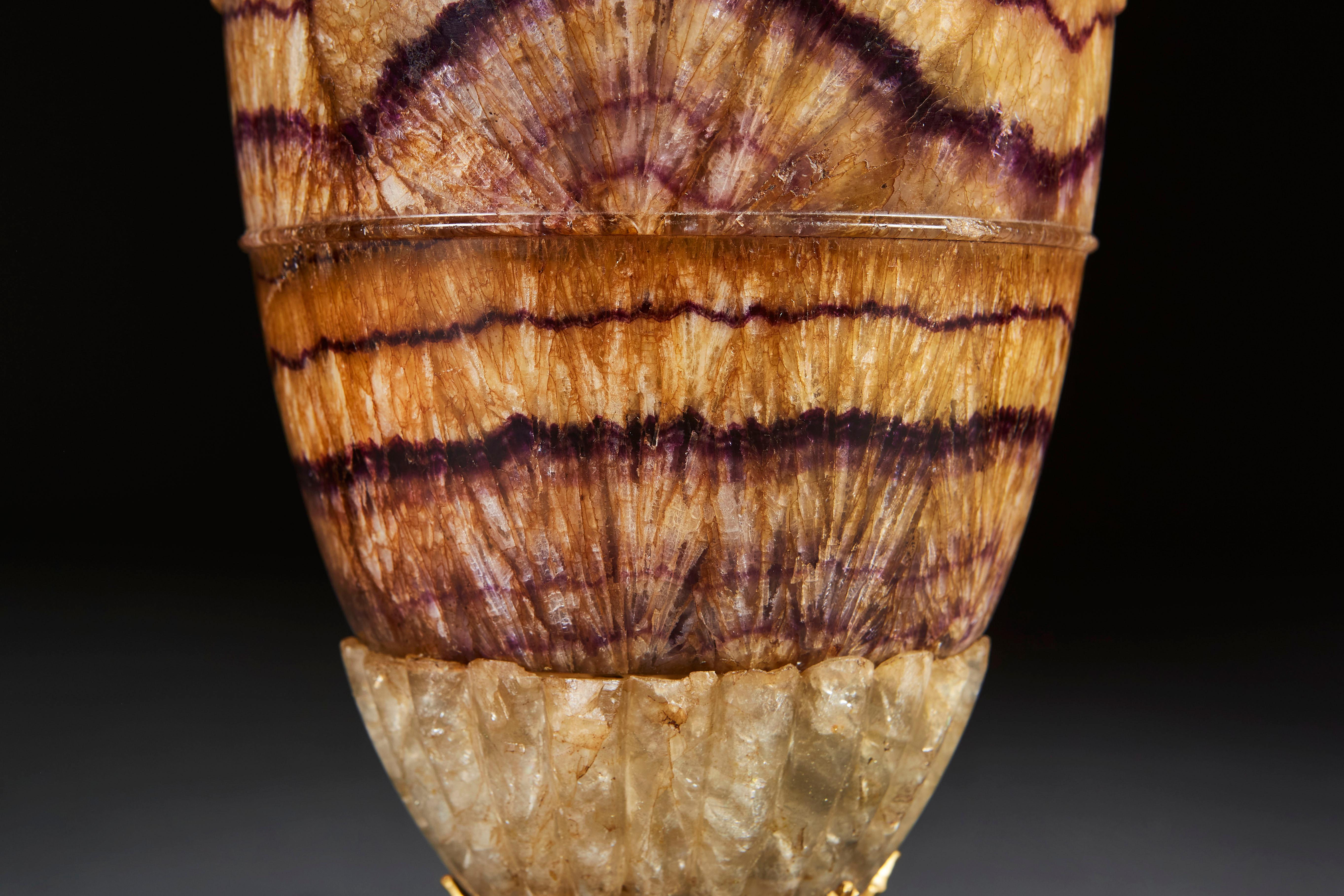 18th Century Blue John Urn 11