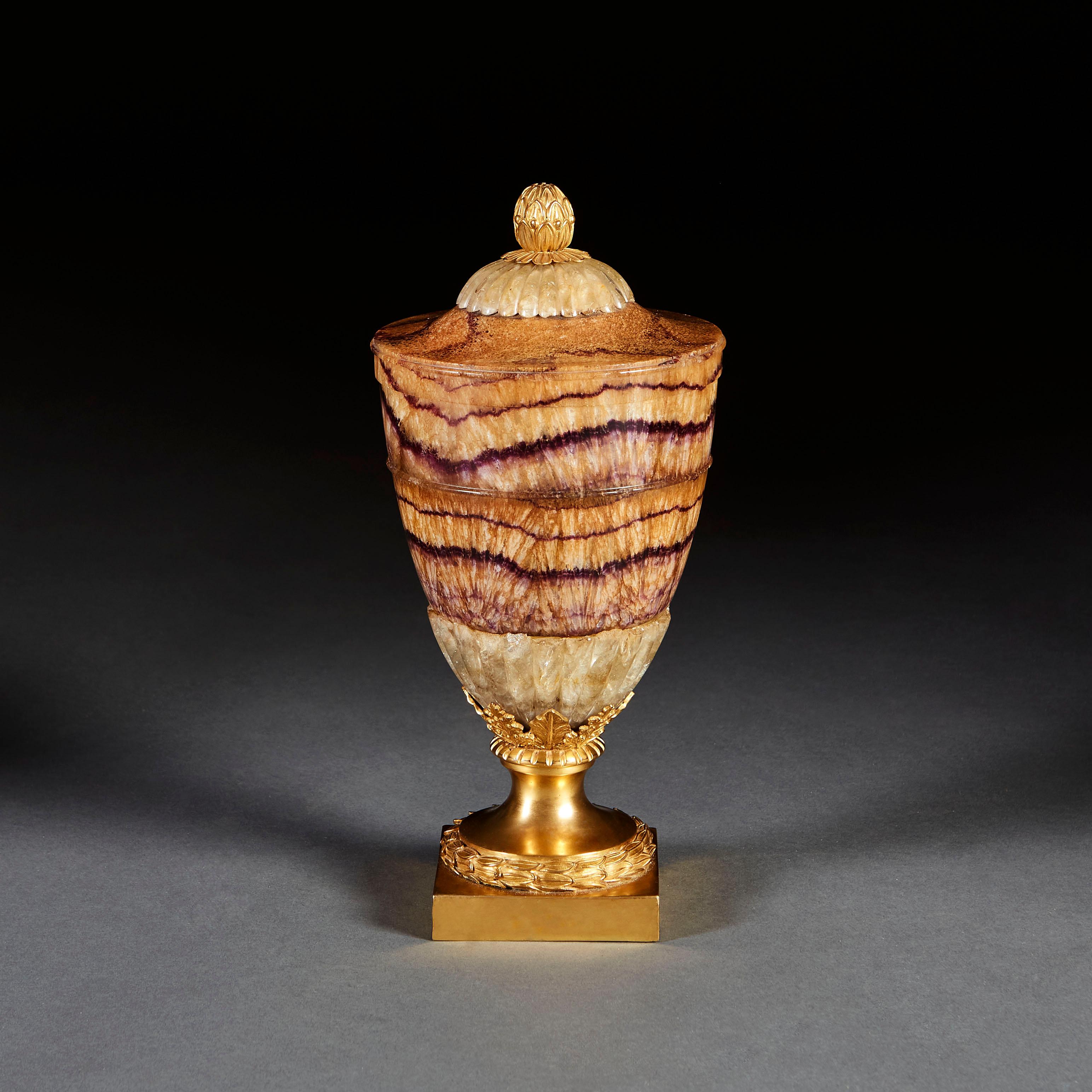 18th Century Blue John Urn 1