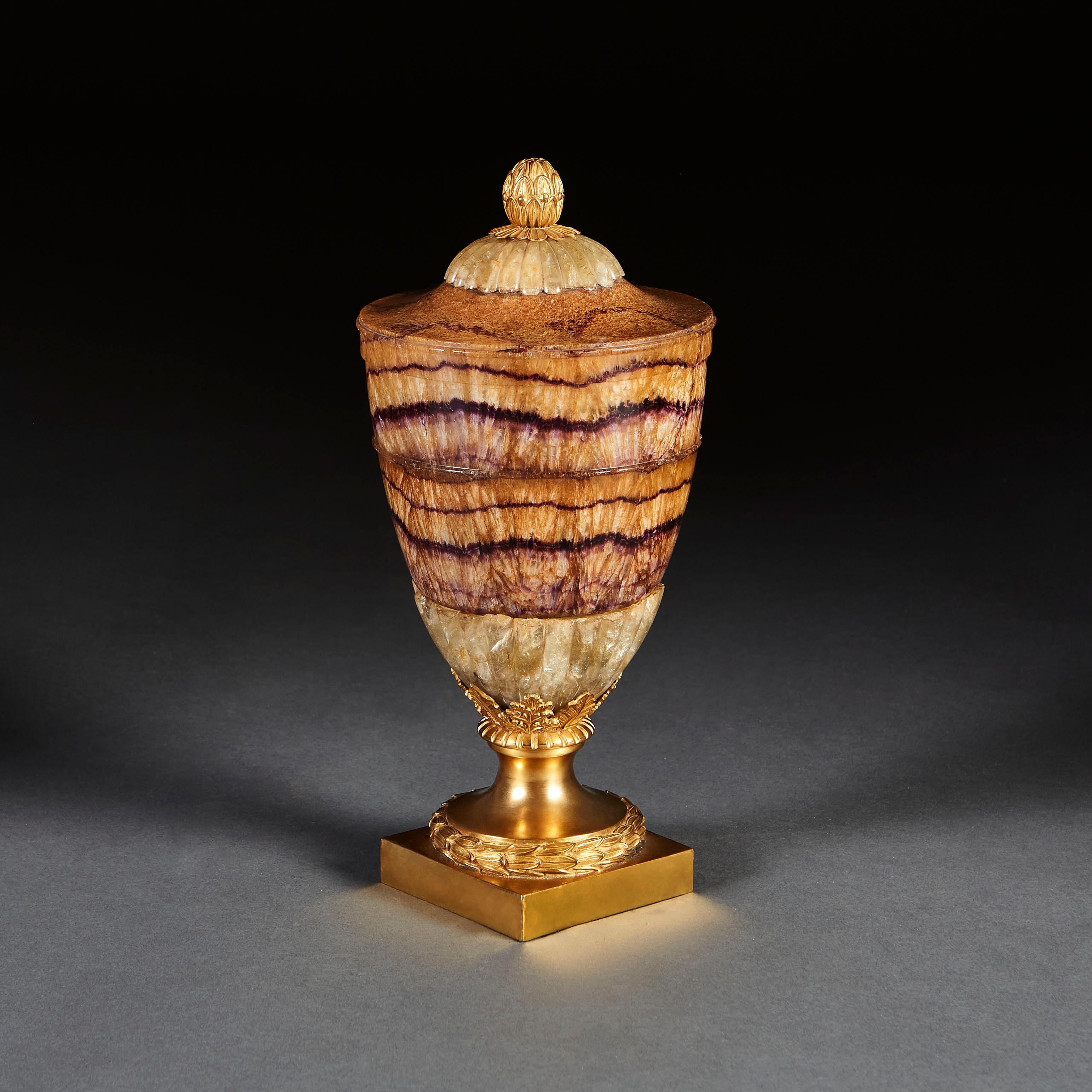 18th Century Blue John Urn 2