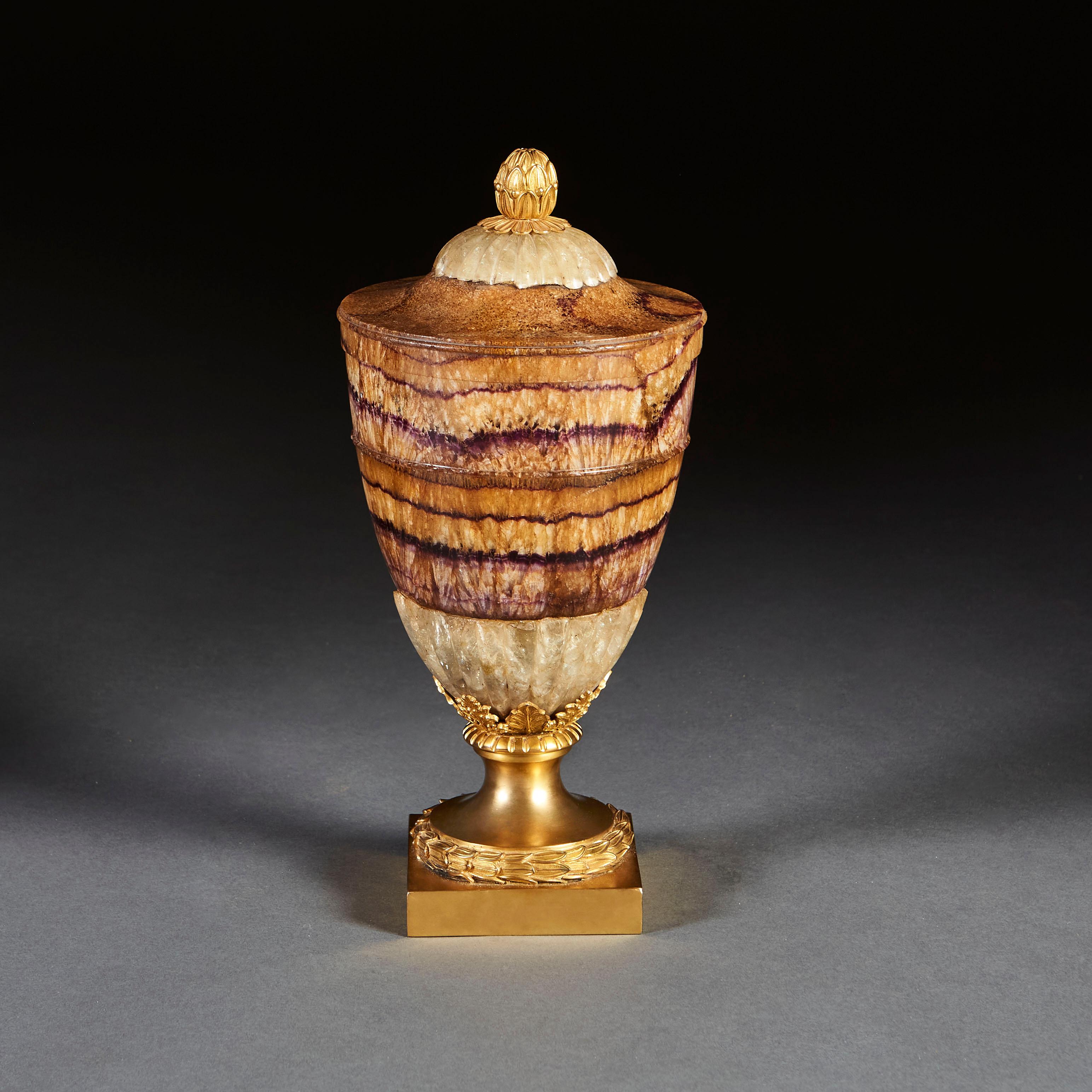 18th Century Blue John Urn 3