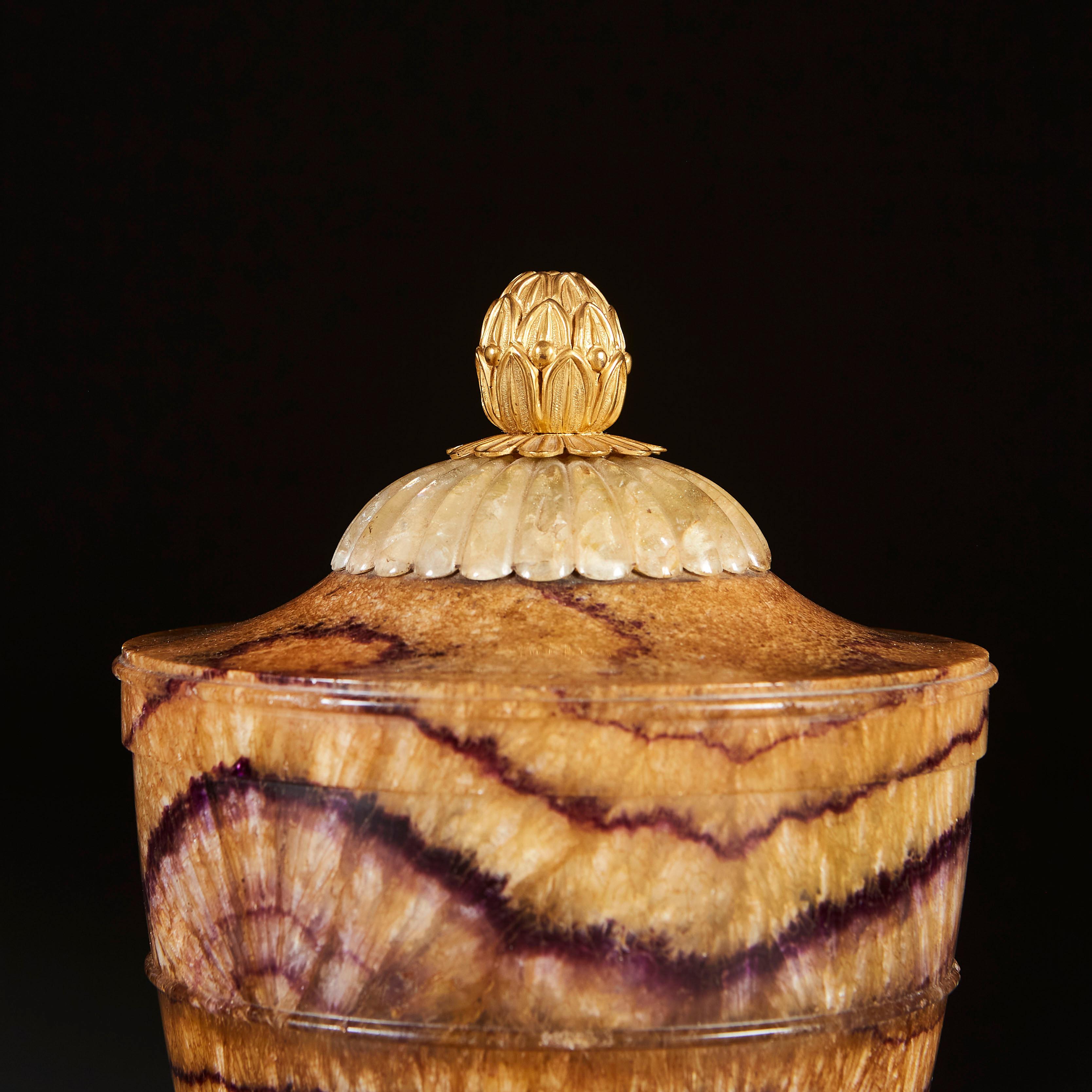 18th Century Blue John Urn 4