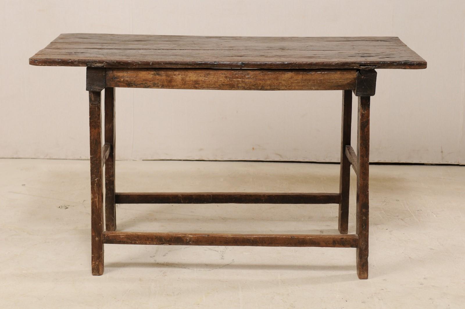 18th Century Brazilian Peroba Wood Table In Good Condition In Atlanta, GA