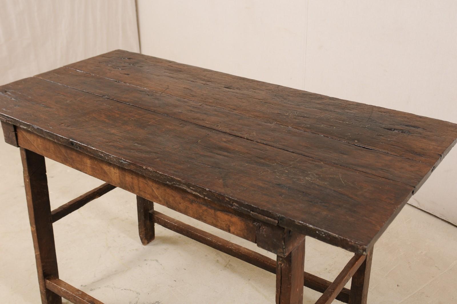 18th Century Brazilian Peroba Wood Table For Sale 1