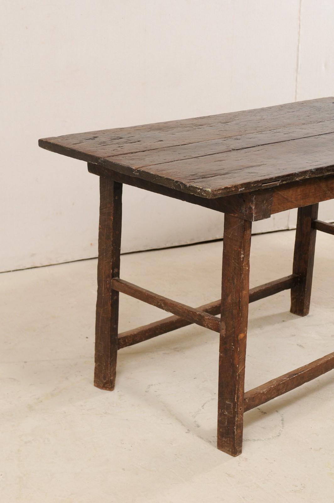 18th Century Brazilian Peroba Wood Table For Sale 2