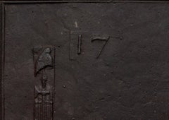 18th Century Cast Iron Fireback
