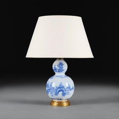 An 18th Century Chinese Double Gourd Table Lamp