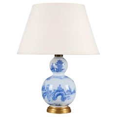 An 18th Century Chinese Double Gourd Table Lamp