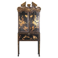 Antique 18th Century Chinese Export Bureau Cabinet