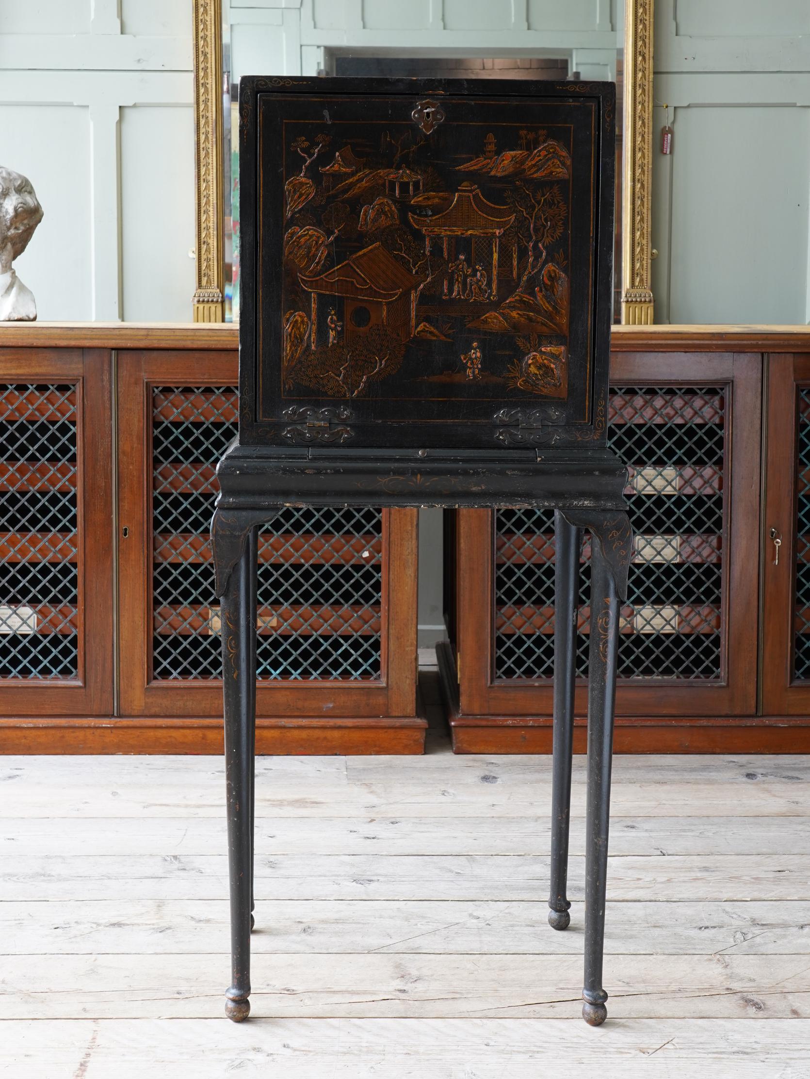 18th Century Chinoiserie Cabinet on Stand 6
