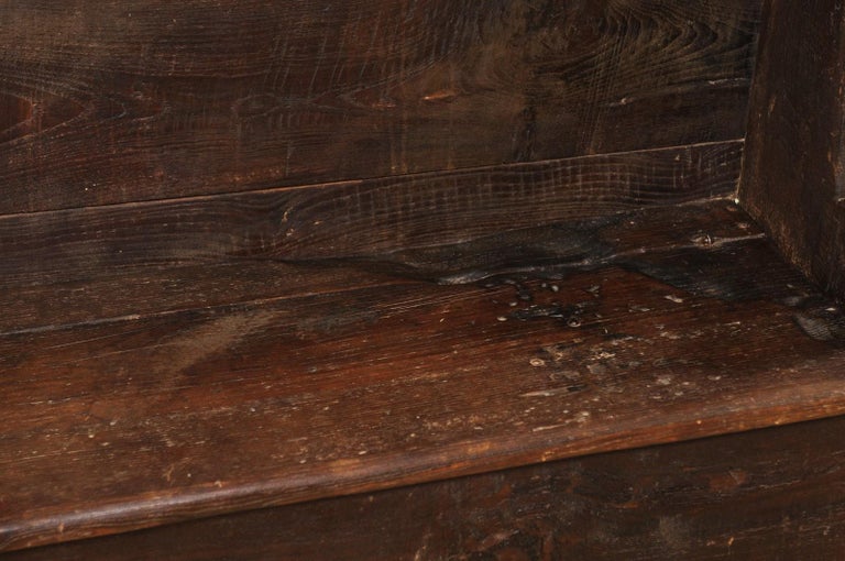 18th Century Cute Little Butler's Hall Bench with Storage from Italy at ...