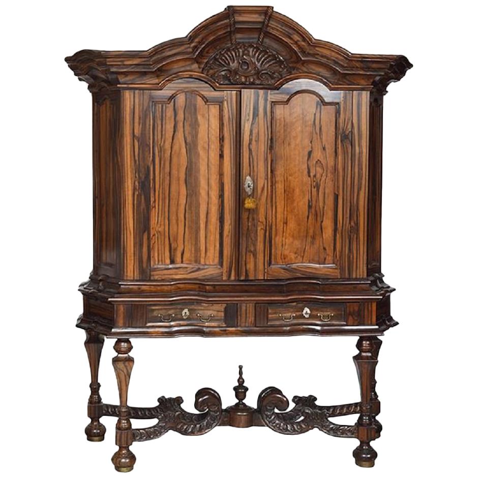 An 18th Century Dutch Coromandel Cabinet on Stand