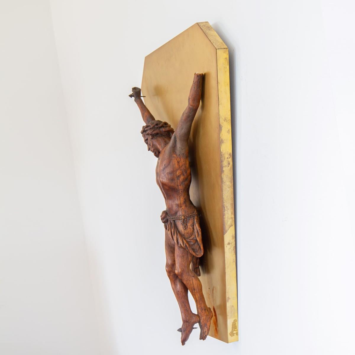 Finnish 18th Century Flemish Carved Figure of Christ Wall Sculpture