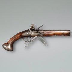 An 18th Century Flintlock Holster Pistol By Richards