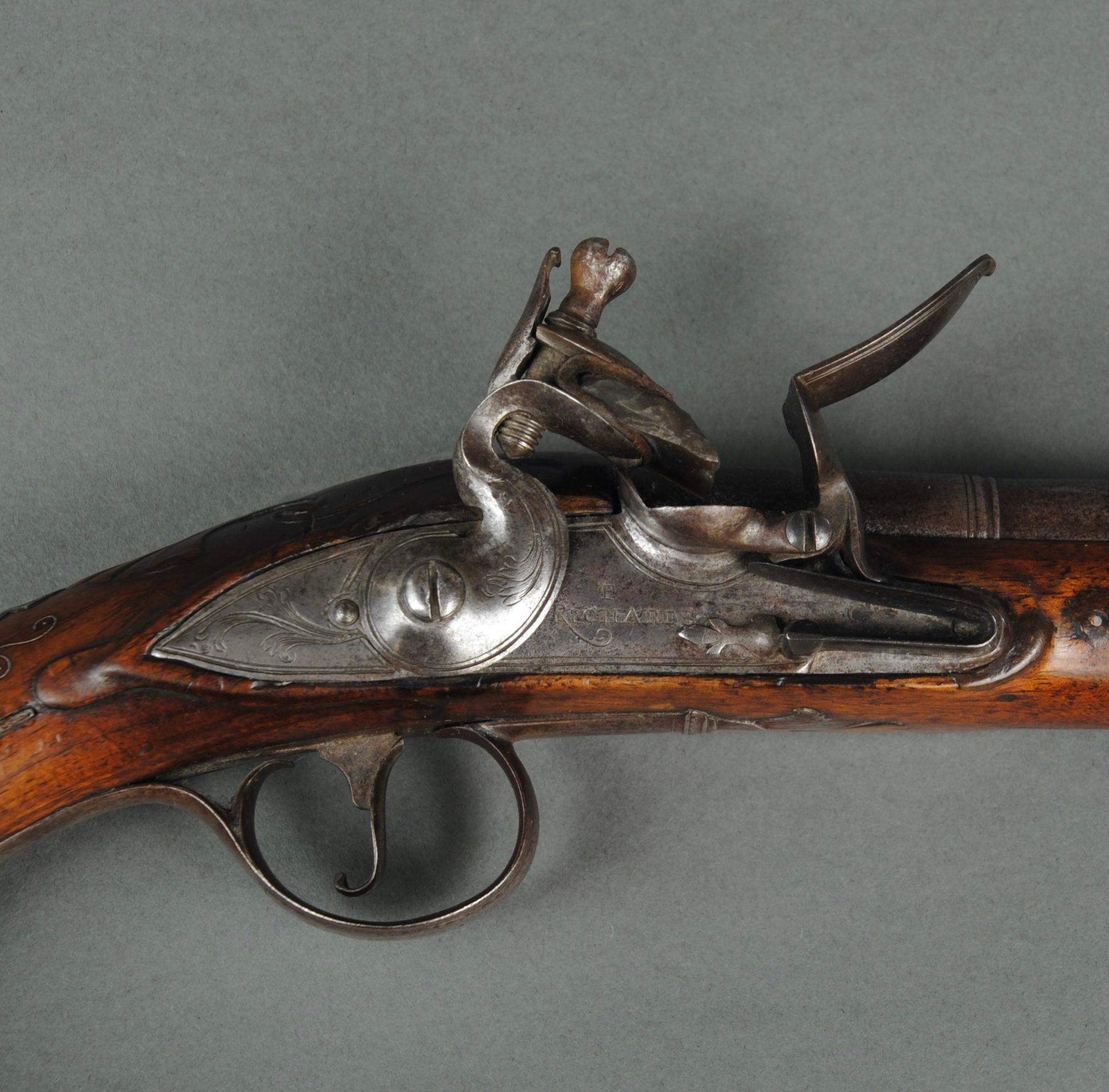 English An 18th Century Flintlock Holster Pistol By Richards