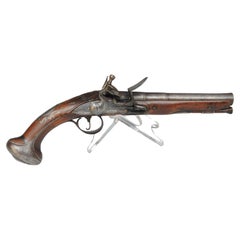 An 18th Century Flintlock Holster Pistol By Richards
