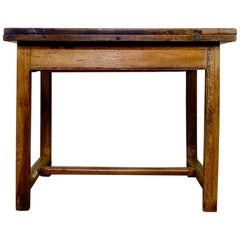 18th Century French Fruitwood Provincial Folding Farmhouse Extending Table