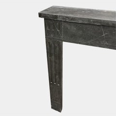 18th Century French Marble Louis XVI Fireplace Mantel