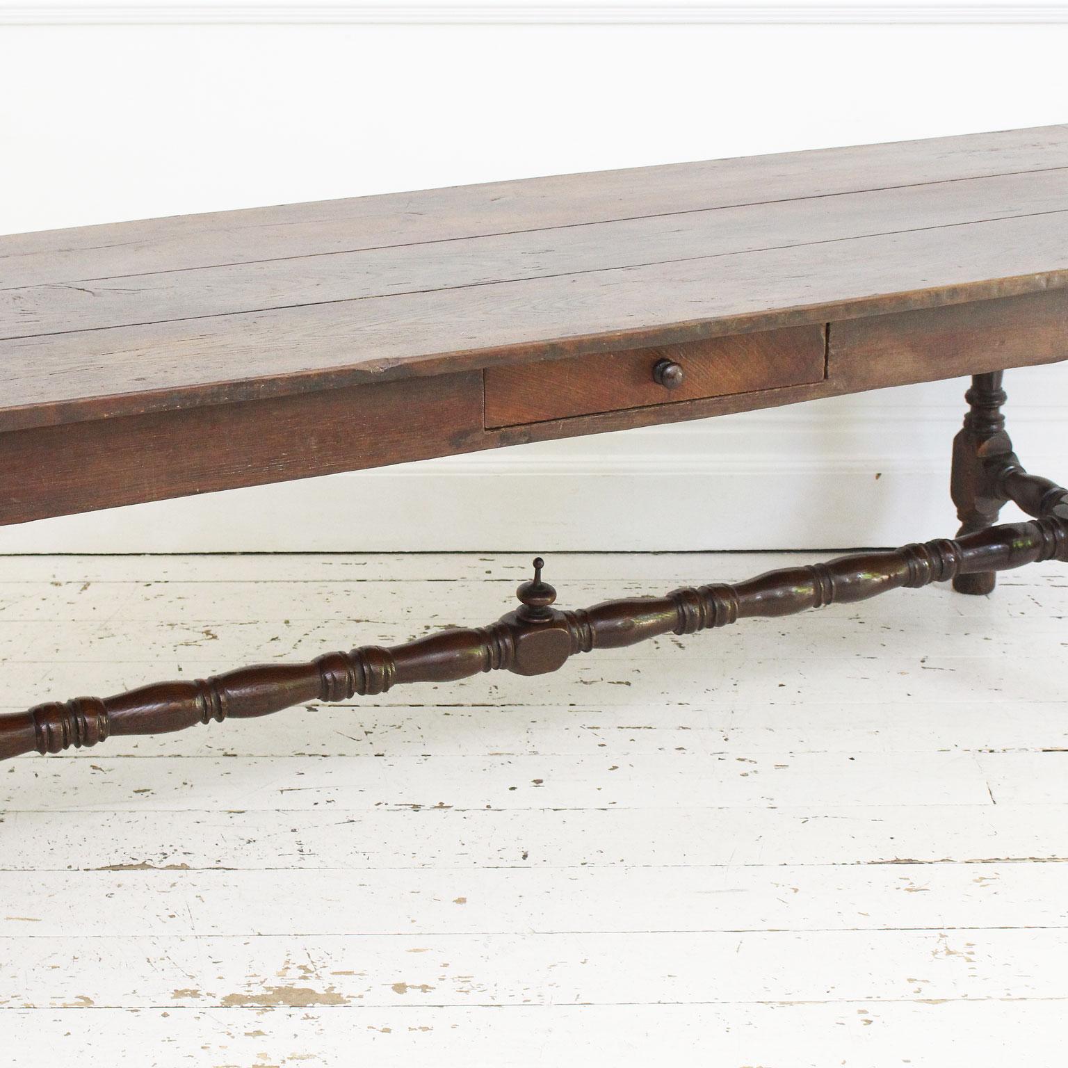 18th Century French Oak Refectory Dining Table 1