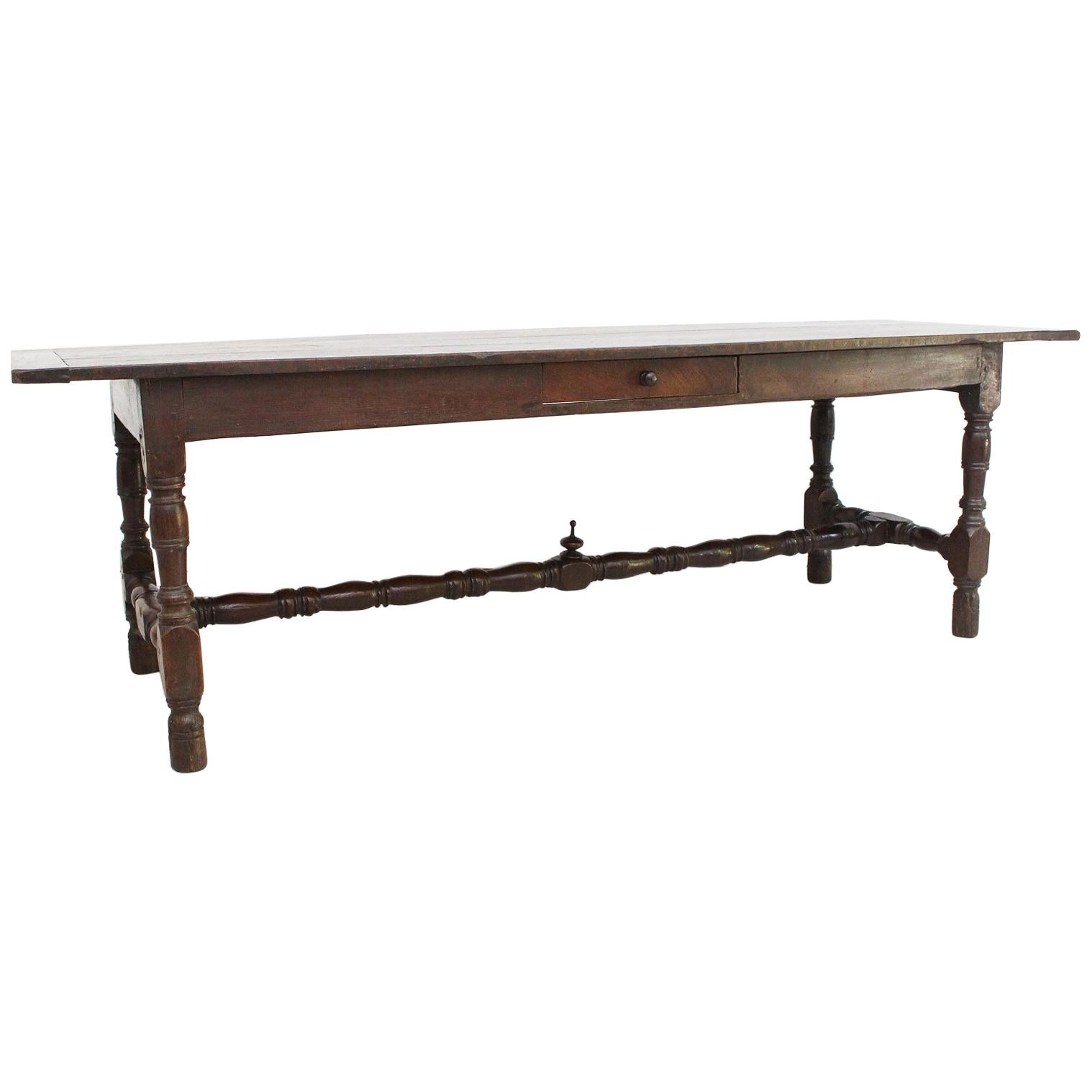 18th Century French Oak Refectory Dining Table