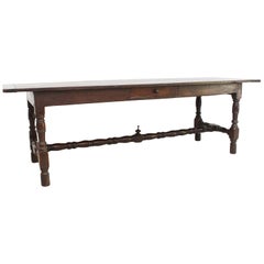 18th Century French Oak Refectory Dining Table