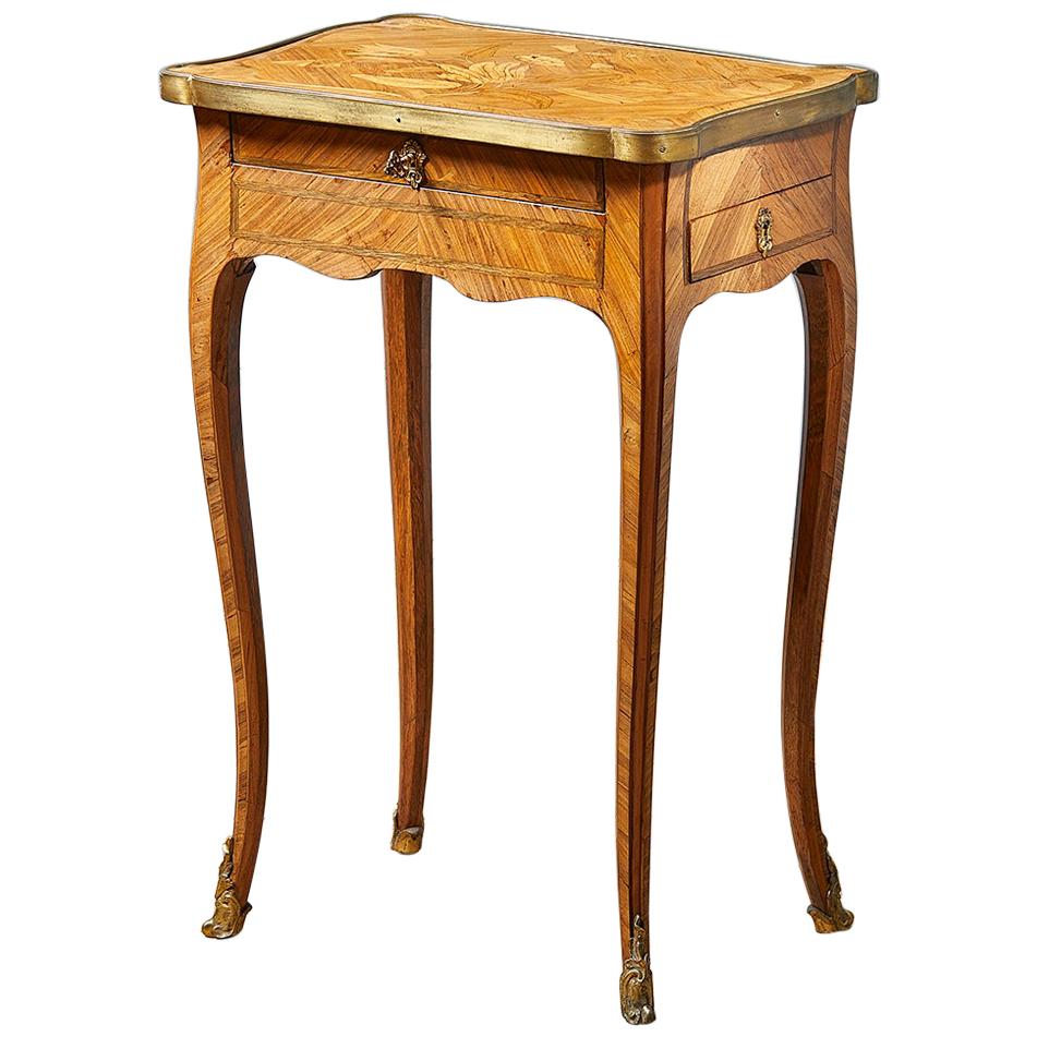 18th Century French Ormolu Mounted Side Table