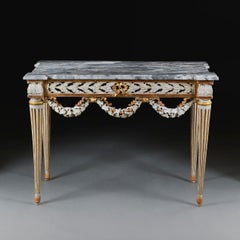 An 18th Century French Painted Console Table
