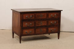 Three-Drawer French Commode w/ Beautiful Veneers & Inlay, 18th Century