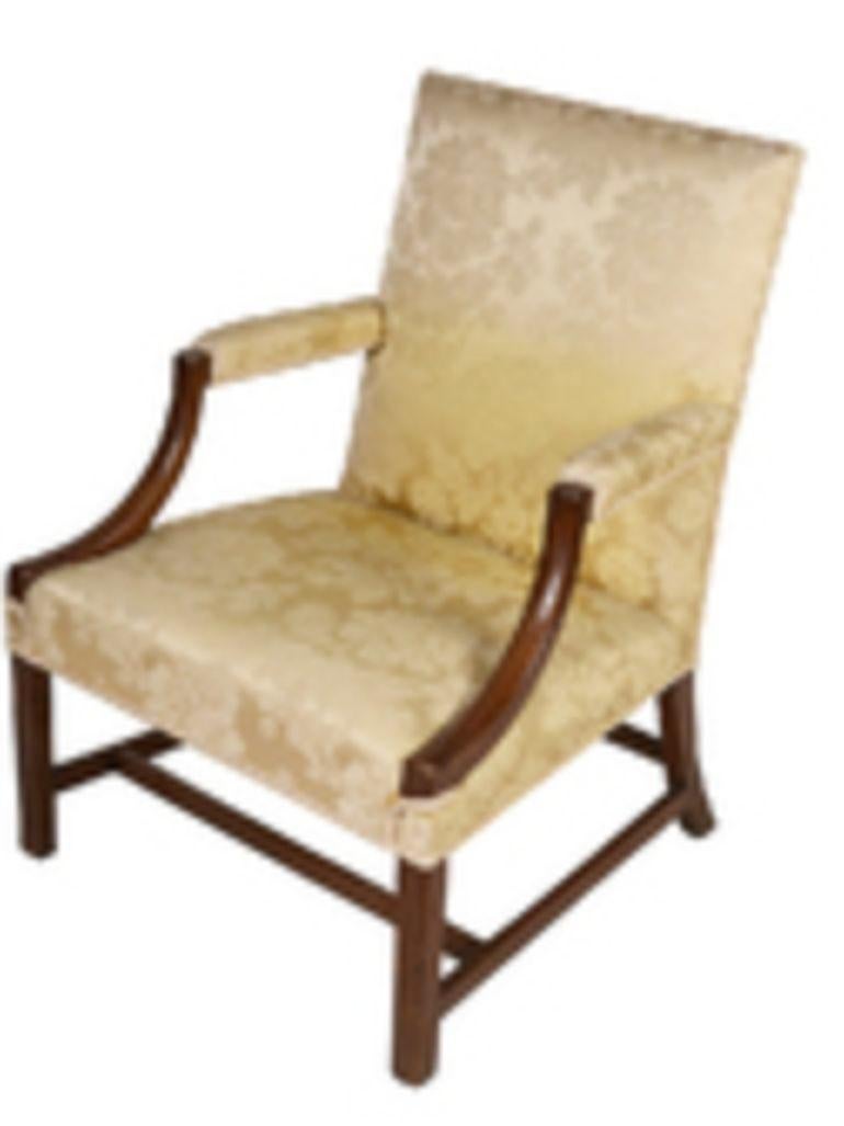 Ein Gainsborough-Sessel aus dem 18. Jahrhundert, um 1780 (Englisch) im Angebot