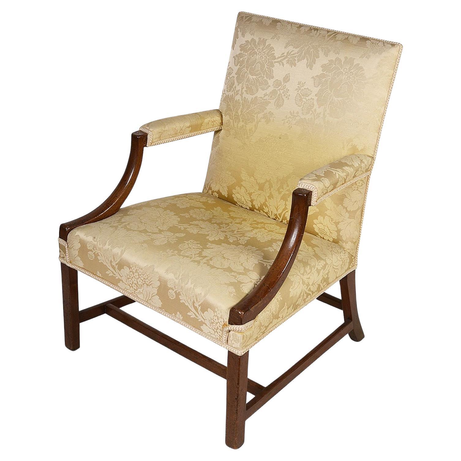 An 18th Century Gainsborough arm chair, circa 1780 For Sale