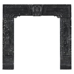 18th Century George I Irish Kilkenny Marble Fireplace