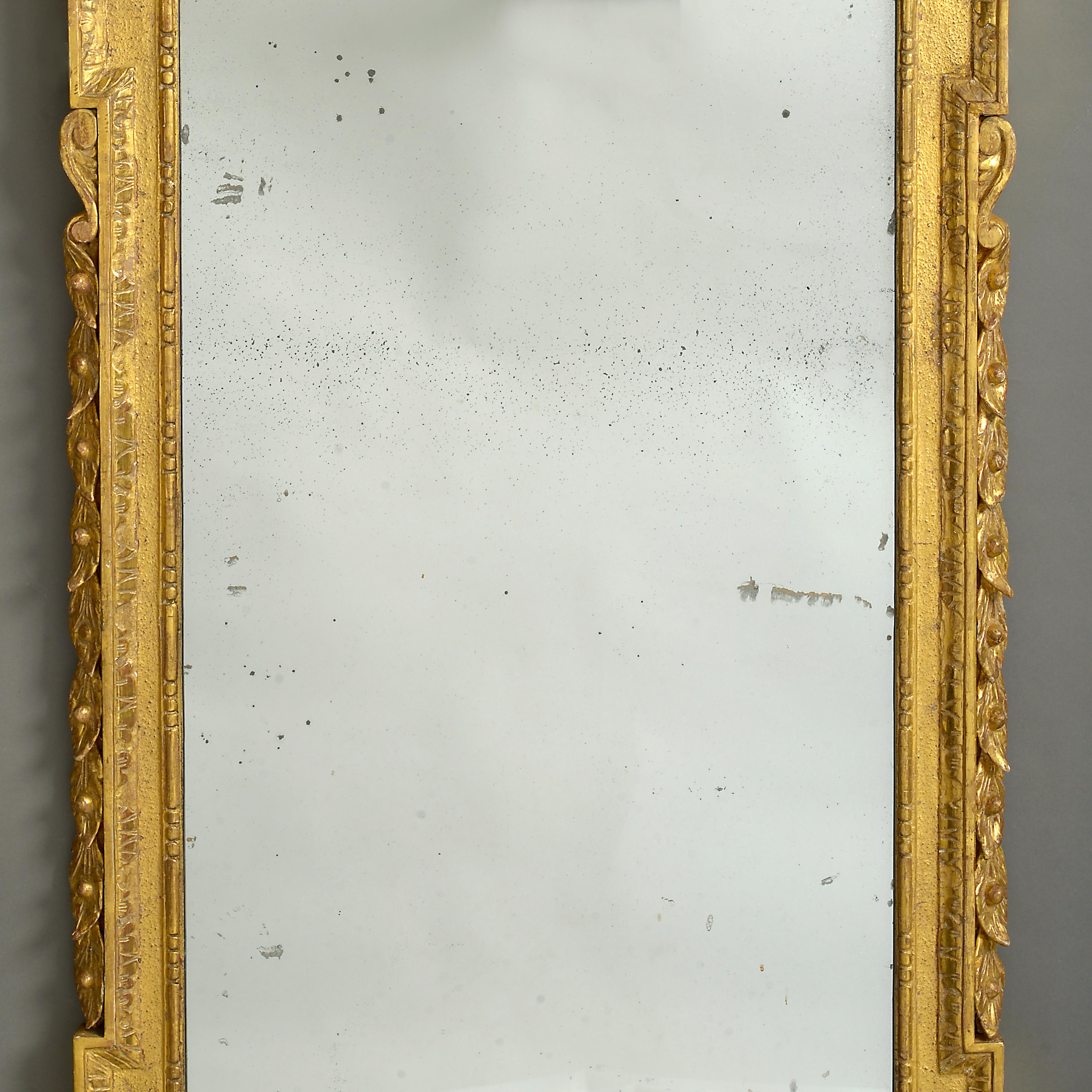 English 18th Century George II Period Kentian Giltwood Mirror