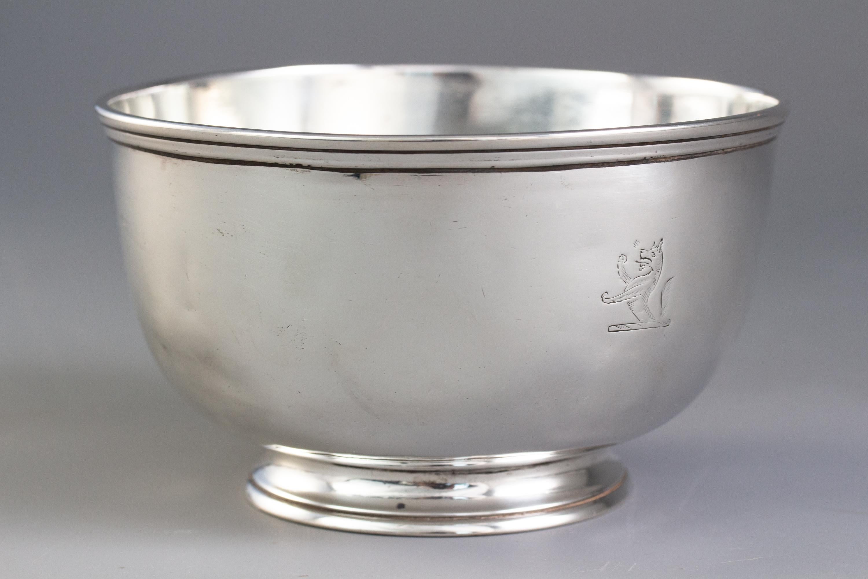 Sterling Silver 18th Century George II Silver Sugar Bowl, London, 1743