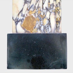 18th Century Georgian Breche Violette Marble Fireplace Mantel
