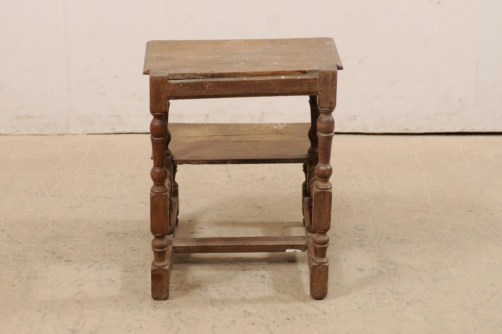 wooden step stool